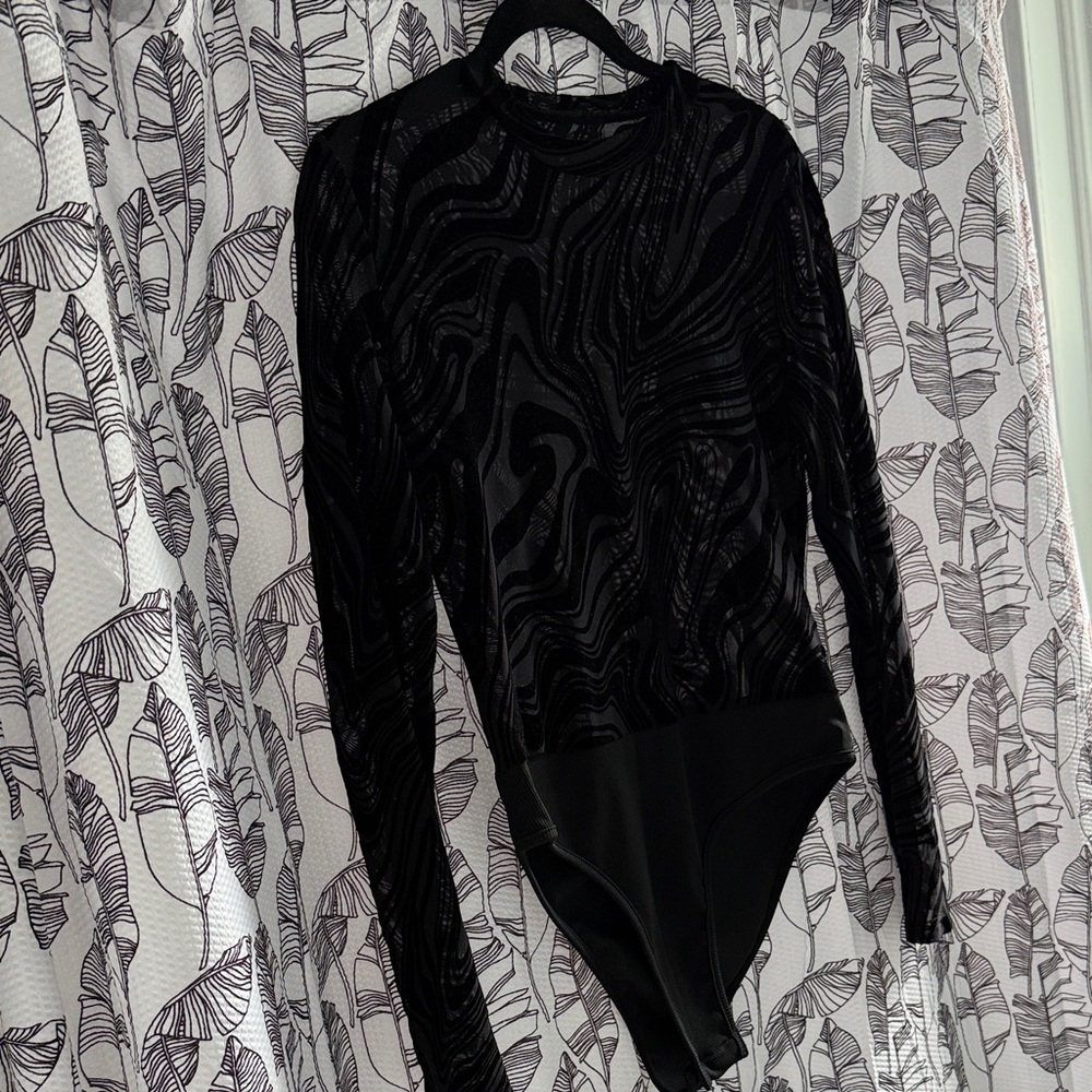 Black Long Sleeve Bodysuit